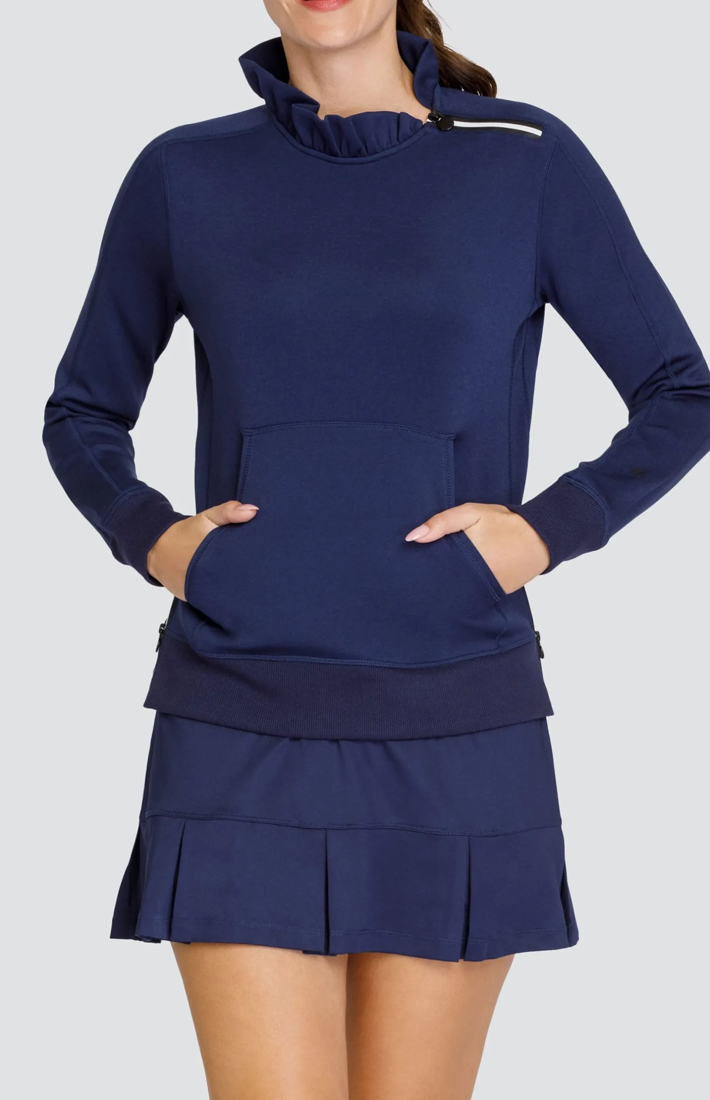 Condoleezza Navy Blue Pullover
