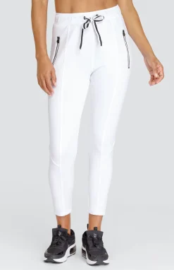 Eleanor Chalk White Jogger