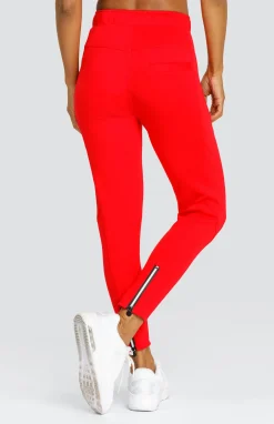 Eleanor Dahlia Red Jogger