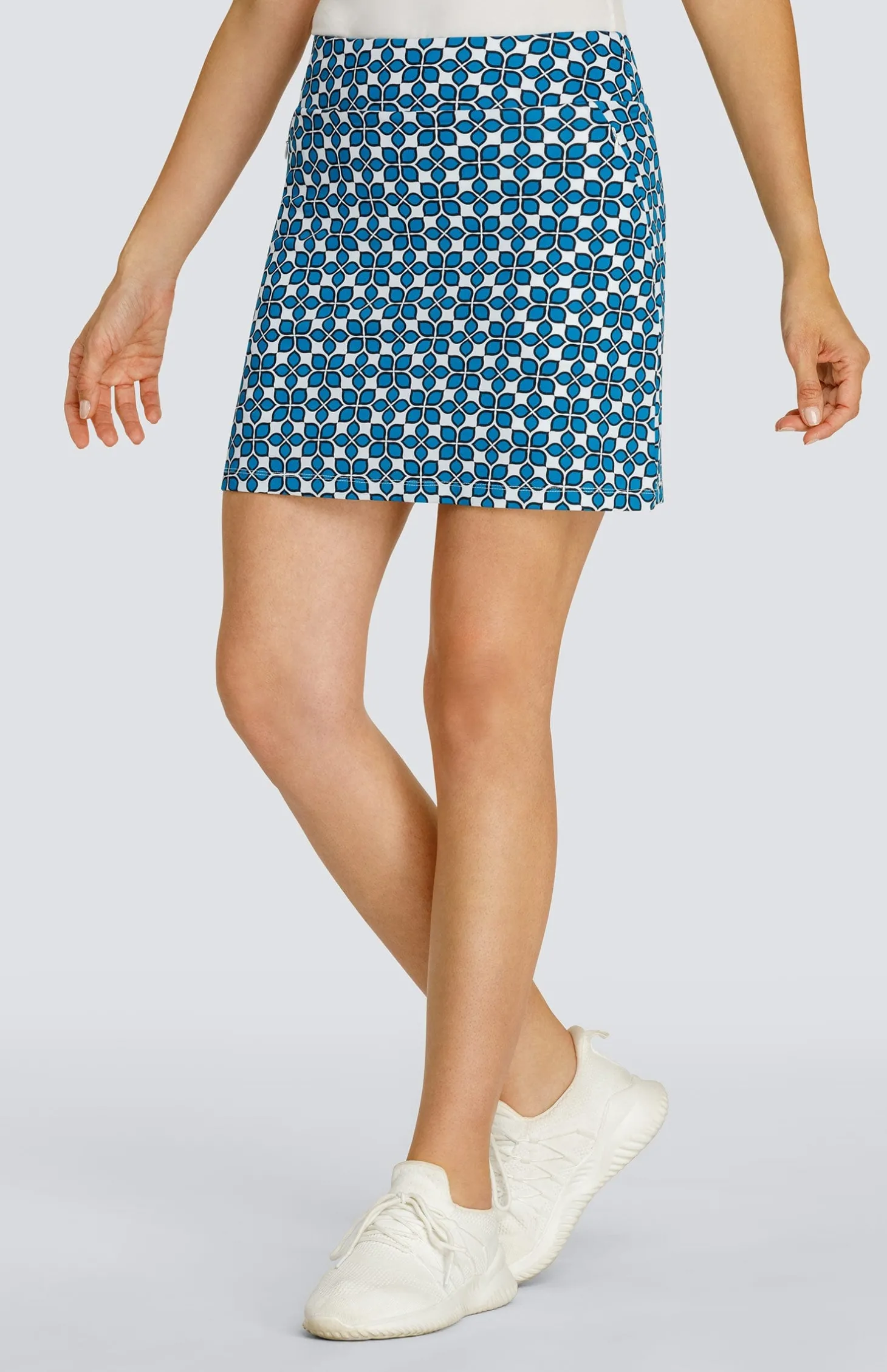 Elithina 17" Skort - Mosaic Blooms