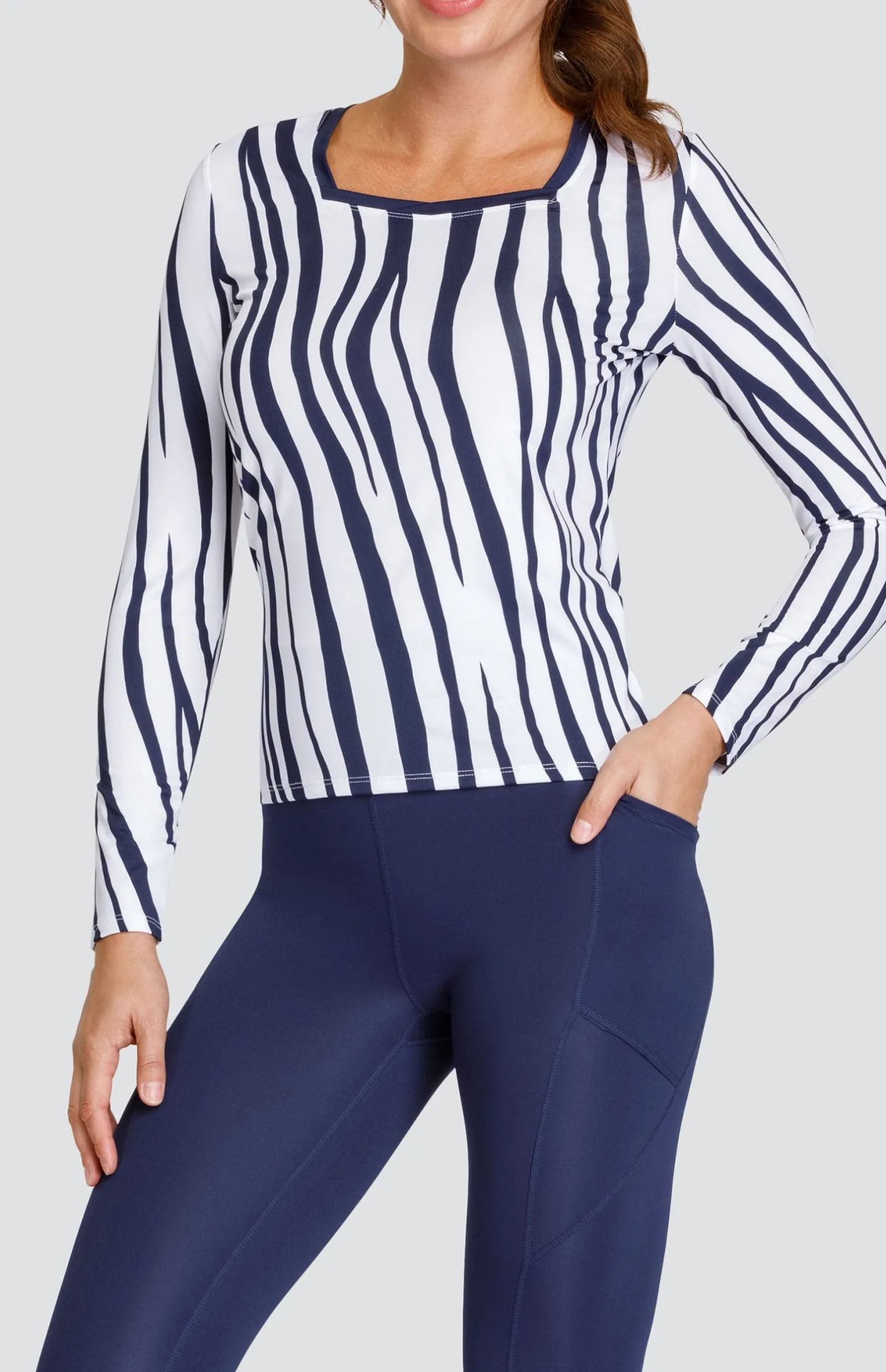 Greenwich Top - Zebra Stripes