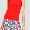 Indiana Top - Dahlia Red
