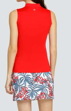 Indiana Top - Dahlia Red