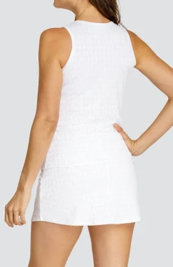 Joely Tank - Oval Jacquard