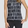 Lua Top - Checkered Geo