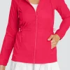 Nola Water Resistant Jacket - Wild Cherry