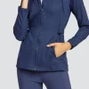 Nola Water Resistant Jacket - Navy Blue