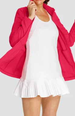 Nola Water Resistant Jacket - Wild Cherry
