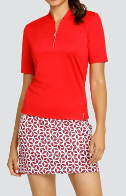 Posie Top - Dahlia Red