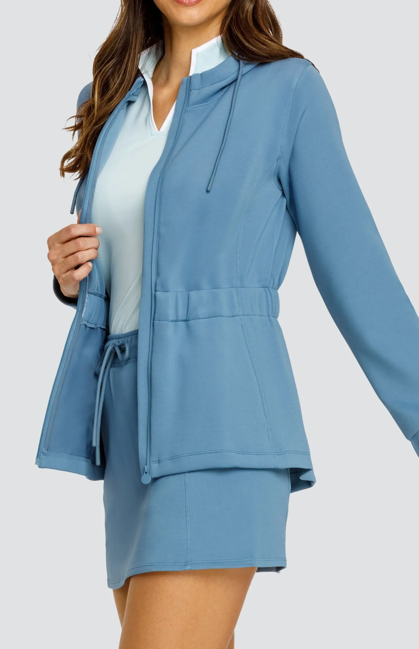Robyn Hooded Jacket - Copen Blue