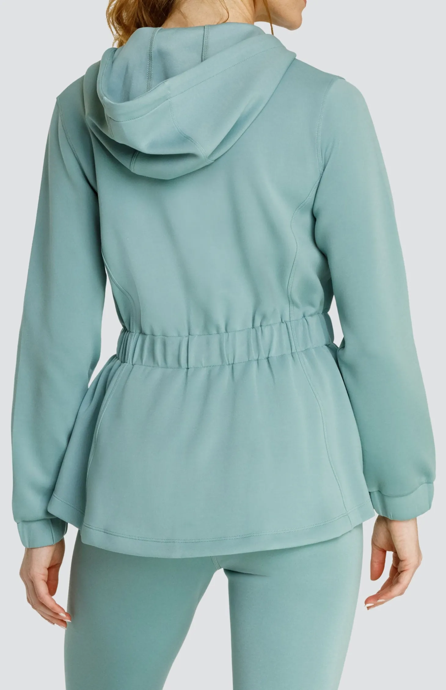 Robyn Hooded Jacket - Sage