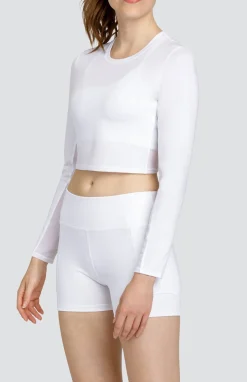 Saya Crop Top - Chalk White
