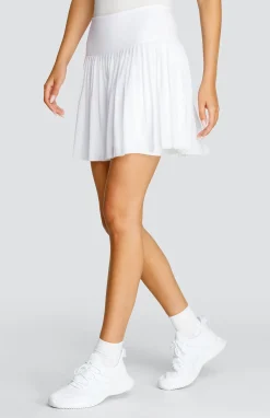 Seraphina 17" Skort - Chalk White