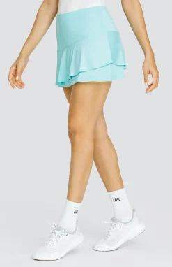 Solange 13.5" Skort - Aqua Sky