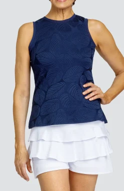 Zeta Tank - Fading Leaves Navy